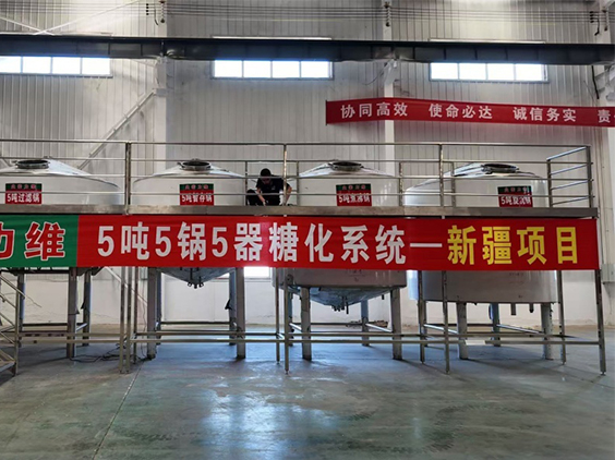 安庆精酿啤酒设备厂—5吨精酿啤酒设备—新疆项目